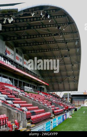 Highbury Football Stadium, Fleetwood, Lancashire, United Kingdom, Europe on Tuesday, 6th, February, 2024 Stock Photo