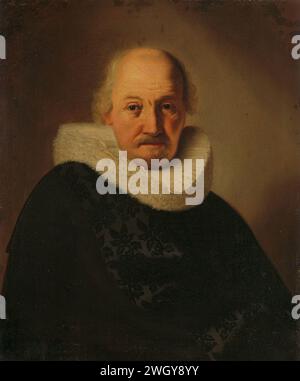 Portrait of a Man, anonymous, 1640 painting. copy Portrait of a man. Bust, and face. Maybe a copy. Holland canvas. oil paint (paint)  historical persons not known by name Stock Photo