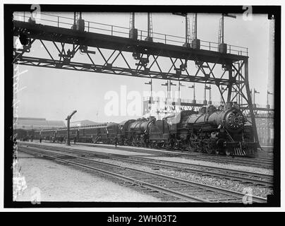 BALTIMORE AND OHIO RAILWAY. SAFETY FIRST TRAIN Stock Photo