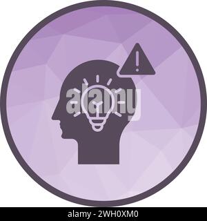 Bad Idea icon vector image. Stock Vector