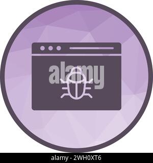 Bug Fixing icon vector image. Stock Vector