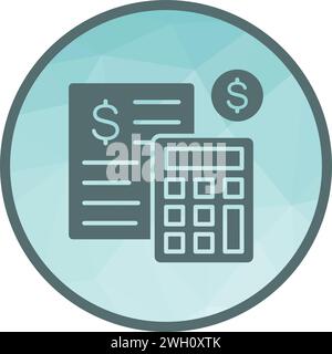 Budget icon vector image. Stock Vector