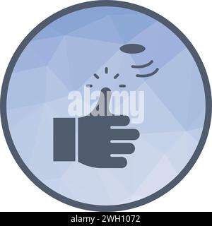 Coin Toss icon vector image. Stock Vector