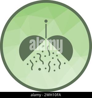 Confetti Ball icon vector image. Stock Vector