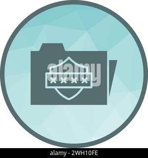 Confidentiality icon vector image. Stock Vector