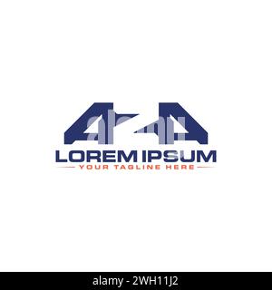 AZA Letter Logo Design. Stock Vector