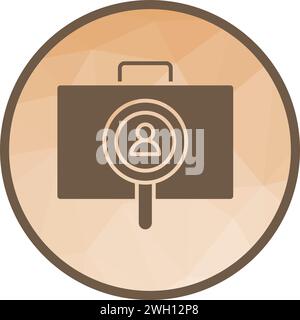 Employees Search icon vector image. Stock Vector