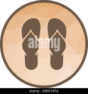 Flip Flops icon vector image Stock Vector Image & Art - Alamy