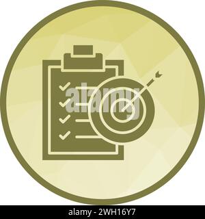 Goal Oriented icon vector image. Stock Vector