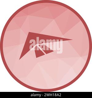 Hang Glider icon vector image. Stock Vector