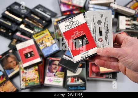 Compact Cassettes The Pavarotti Collection Stock Photo