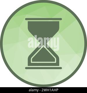 Hourglass Done icon vector image. Stock Vector