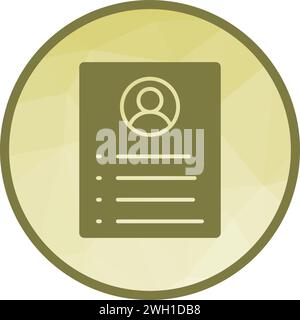 Job icon vector image. Stock Vector