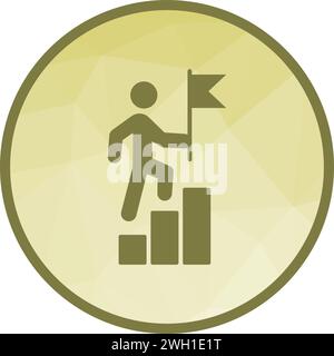 Leadership icon vector image. Stock Vector