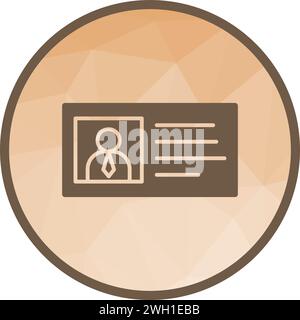 License to work icon vector image. Stock Vector