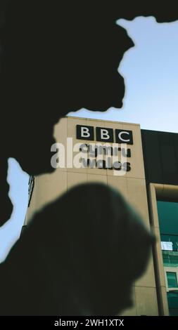 BBC Studios in Cardiff. Stock Photo