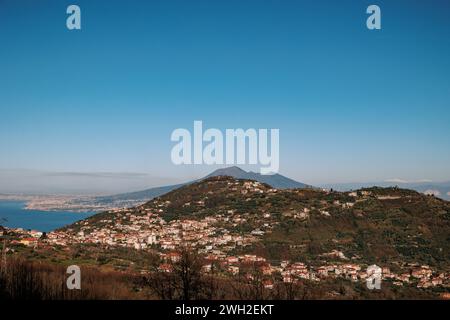 Exploring the south of Italy, travel to the Amalfi Coast region, amazing views and landscapes, wanderlust in Europe. Stock Photo