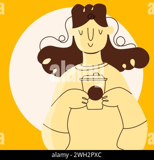 Restaurant client vector illustration Stock Vector