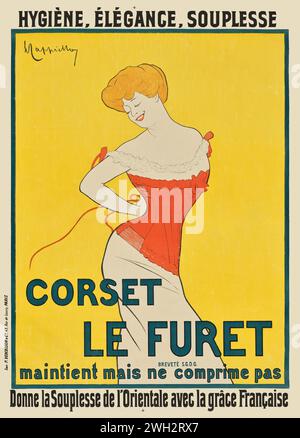 Vintage corset ad hi-res stock photography and images - Alamy