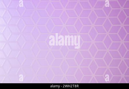 Creative geometric background of rhombus shapes with a purple-lilac gradient. Stock Photo