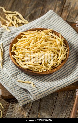 Dry Organic Paesani Cavatelli Pasta Ready to Cook Stock Photo