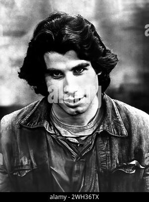 John Travolta. Portrait of the American actor, John Joseph Travolta (b. 1954),  Publicity photo  for the TV series, Welcome Back, Kotter in 1976 Stock Photo