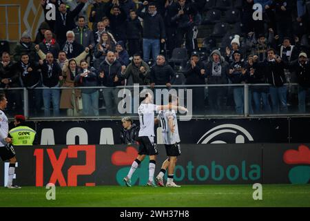 Jota Silva  during  Liga Portugal  23/24 game between Vitoria Sport Clube and CF Estrela Amadora at Estadio Dom Afonso Henriques, Guimaraes, Portugal. Stock Photo