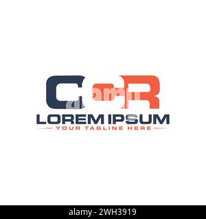 CCR Logo Design. Unique and Modern CCR Logo design. Stock Vector