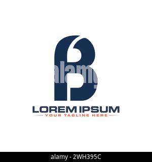 FB Letter Logo Design. Unique and Modern FB Logo Design. Stock Vector