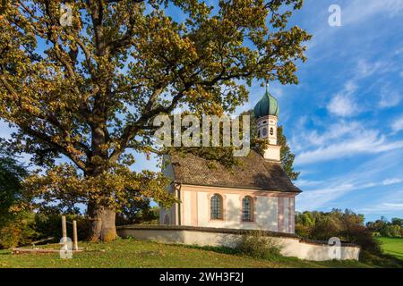 church Ramsachkircherl Murnau am Staffelsee Oberbayern, Pfaffenwinkel, Upper Bayern, Bavaria Germany Stock Photo