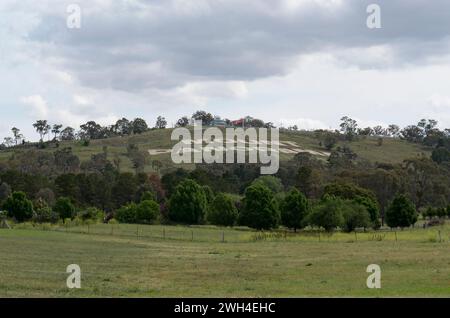 Mount Panorama Circuit is a motor racing track located in Bathurst, New South Wales, Australia Stock Photo