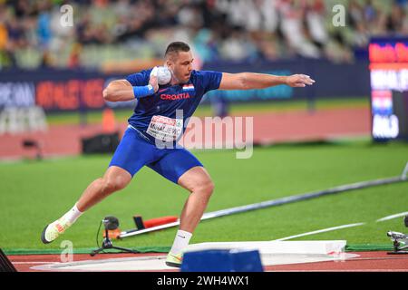 Filip Mihaljevic, Shot Put Gold Medal. European Championships Munich 2022 Stock Photo