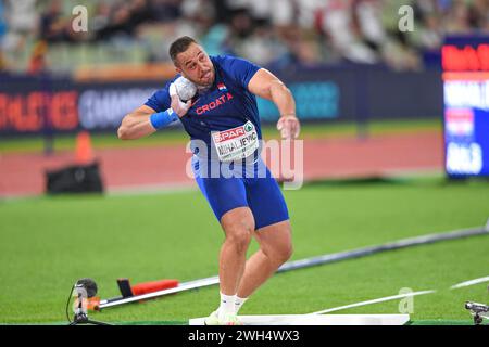 Filip Mihaljevic, Shot Put Gold Medal. European Championships Munich 2022 Stock Photo