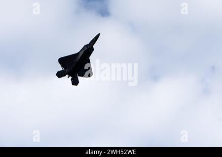 Rome, GA, USA- October 14,2018: US Air force fighter jet performing sorties during a training session in Georgia, USA Stock Photo