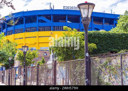 La Boca football stadium, Buenos Aires, Argentina, Monday, November 13, 2023. Photo: David Rowland / One-Image.com Stock Photo