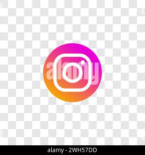 Semarang, Indonesia - January 2, 2024. Collection of various Instagram icons. Social media logo. Vector line icon. editorial Stock Vector