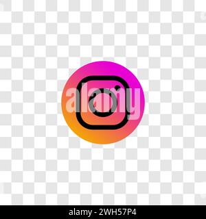 Semarang, Indonesia - January 2, 2024. Collection of various Instagram icons. Social media logo. Vector line icon. editorial Stock Vector