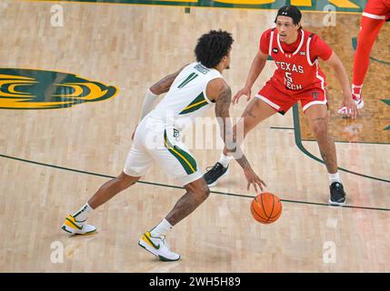 Texas Tech forward Darrion Williams gets a rebound during the first ...