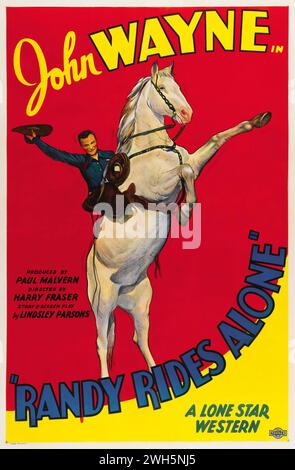 'Randy Rides Alone' is a 1934 Western film where undercover agent Randy ...