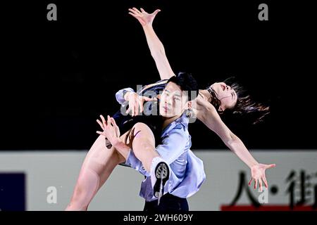 Shang SHI & Nan WU (CHN), during Exhibition Gala, at the ISU Four ...