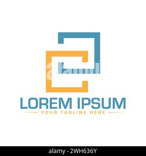 CD Letter Logo Design. Creative and Modern CD Logo Design. Stock Vector