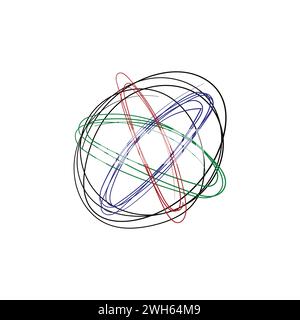 Random Hand Drawn Scribble Doodle symbols Vector Random Hand drawn doodles icon Stock Vector