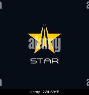 Star Logo Simple. Star Icon vector Stock Vector
