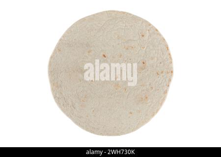 Tortilla isolated on white background Stock Photo