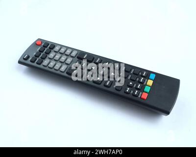 Television remote control isolated on white background Stock Photo