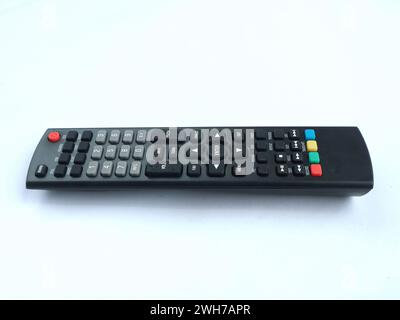 Television remote control isolated on white background Stock Photo
