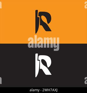R Food Logo. R Rastaurent Vector Logo Stock Vector