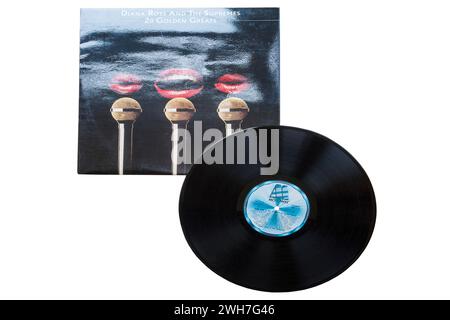 20 Golden Greats Diana Ross- Vintage vinyl album cover Stock