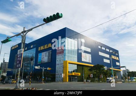 Taipei, Taiwan - October 09, 2023 : Ikea of Taipei, Taiwan Stock Photo