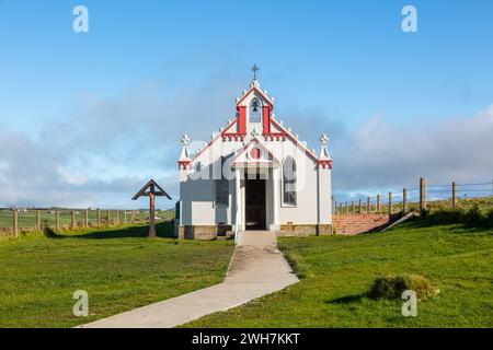 The Italian Chapel, Orkney, UK Stock Photo